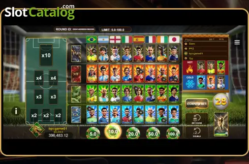 Οθόνη2. Football Legends (Boldplay) Κουλοχέρης