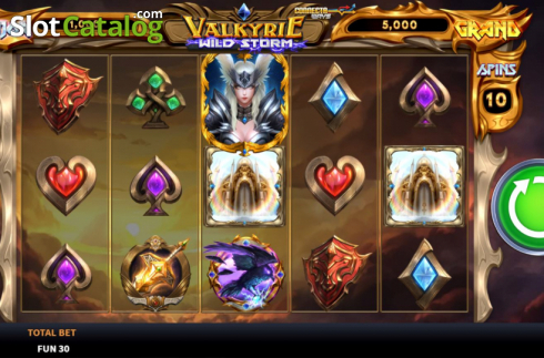 Οθόνη3. Valkyrie Wild Storm Κουλοχέρης