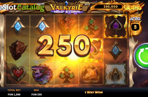 Οθόνη4. Valkyrie Wild Storm Κουλοχέρης