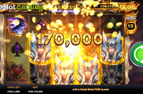 Οθόνη7. Valkyrie Wild Storm Κουλοχέρης