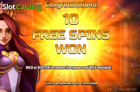 Οθόνη7. Lady Merlin Lightning Chase Κουλοχέρης