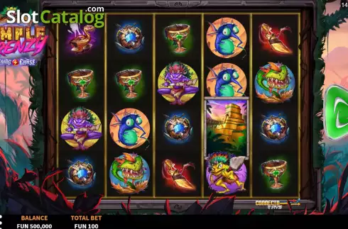 Οθόνη3. Temple Frenzy Lightning Chase Κουλοχέρης
