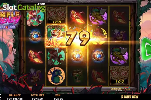 Οθόνη4. Temple Frenzy Lightning Chase Κουλοχέρης