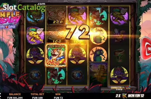 Οθόνη5. Temple Frenzy Lightning Chase Κουλοχέρης