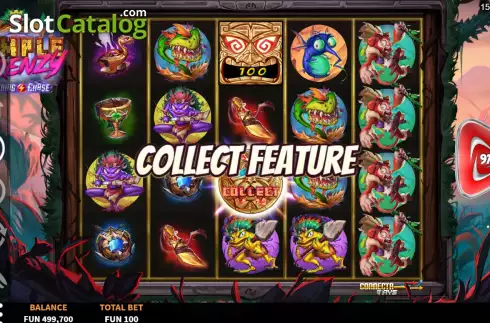 Οθόνη6. Temple Frenzy Lightning Chase Κουλοχέρης