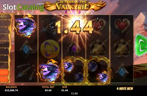 Οθόνη3. Return of the Valkyrie Splitz Κουλοχέρης