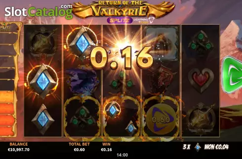 Οθόνη5. Return of the Valkyrie Splitz Κουλοχέρης