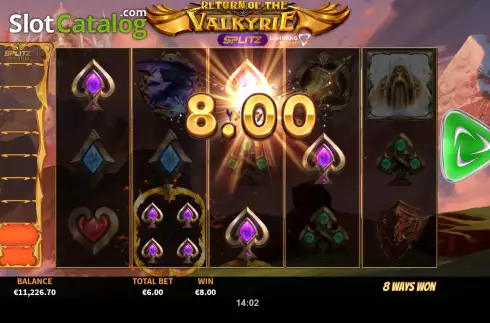 Οθόνη6. Return of the Valkyrie Splitz Κουλοχέρης