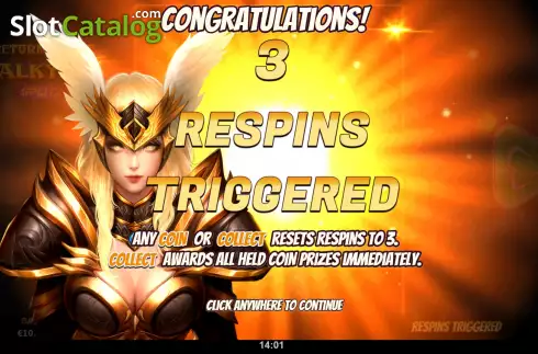 Οθόνη8. Return of the Valkyrie Splitz Κουλοχέρης