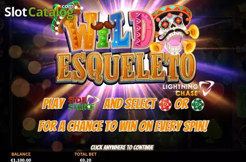 Οθόνη2. Wild Esqueleto Lightning Chase Κουλοχέρης