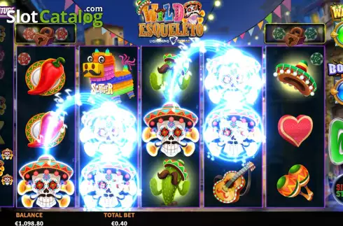 Οθόνη4. Wild Esqueleto Lightning Chase Κουλοχέρης