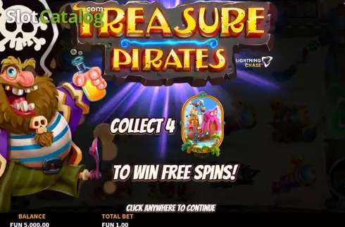 Οθόνη2. Treasure Pirates Lightning Chase Κουλοχέρης