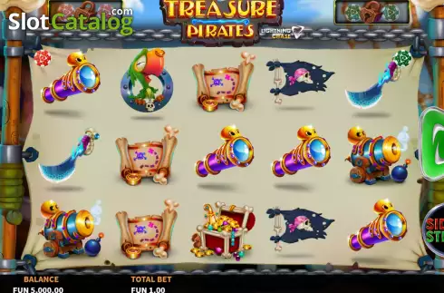 Οθόνη3. Treasure Pirates Lightning Chase Κουλοχέρης