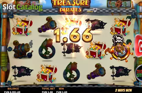 Οθόνη5. Treasure Pirates Lightning Chase Κουλοχέρης