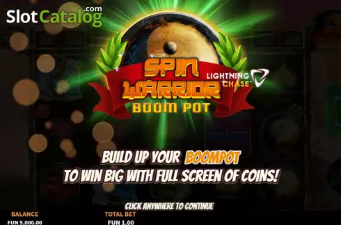Οθόνη2. Spin Warrior Boom Pot Κουλοχέρης