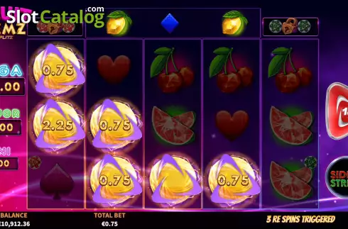 Οθόνη6. Fruit Gemz Splitz Κουλοχέρης