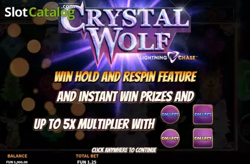 Οθόνη2. Crystal Wolf Lightning Chase Κουλοχέρης