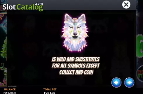 Οθόνη8. Crystal Wolf Lightning Chase Κουλοχέρης