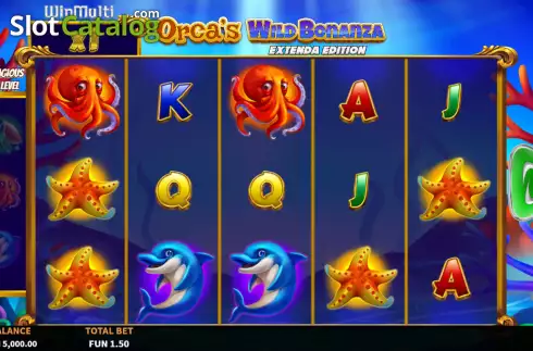 Οθόνη2. Orca's Wild Bonanza Extenda Edition Κουλοχέρης