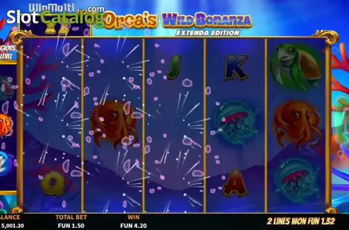 Οθόνη4. Orca's Wild Bonanza Extenda Edition Κουλοχέρης