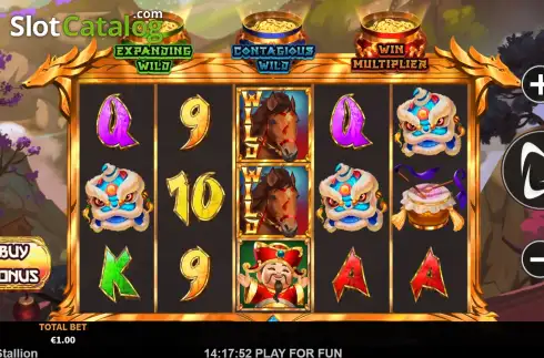 Οθόνη2. 3 Wonders - Luck of Stallion Κουλοχέρης