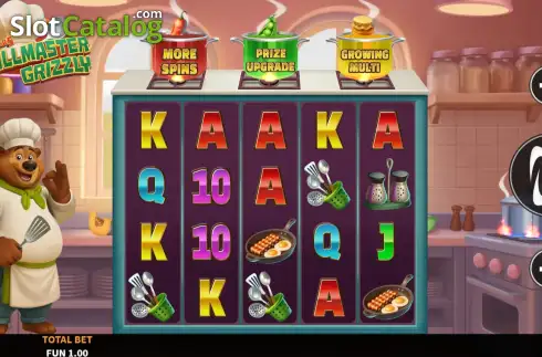 Οθόνη2. 3 Wonders Grillmaster Grizzly Κουλοχέρης