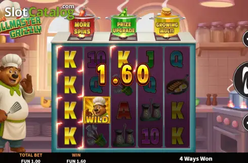 Οθόνη3. 3 Wonders Grillmaster Grizzly Κουλοχέρης