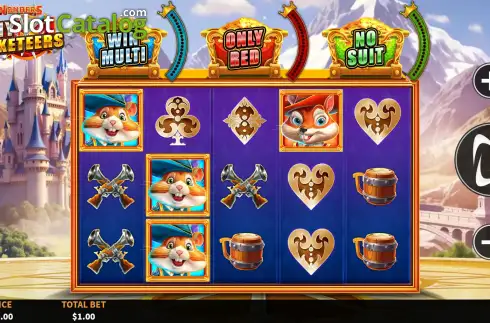 Οθόνη2. 3 Wonders Tiny Musketeers Κουλοχέρης