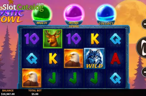 Οθόνη2. 3 Wonders Mystic Howl Κουλοχέρης