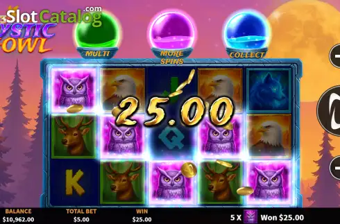 Οθόνη3. 3 Wonders Mystic Howl Κουλοχέρης