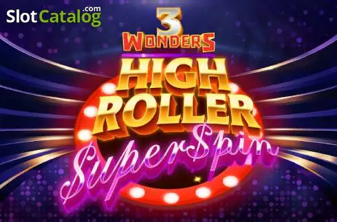3 Wonders High Roller Super Spin Λογότυπο 3 Wonders High Roller Super Spin Λογότυπο