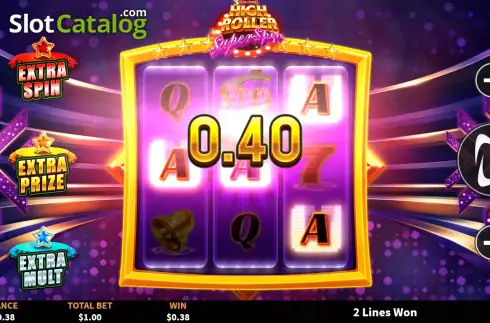 Οθόνη3. 3 Wonders High Roller Super Spin Κουλοχέρης