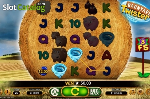 Οθόνη3. Barnyard Twister Κουλοχέρης