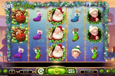 Οθόνη2. Rudolphs Ride (Booming Games) Κουλοχέρης