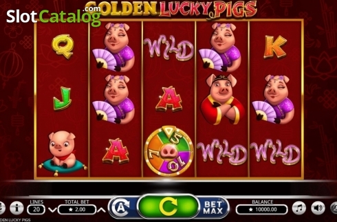 Οθόνη2. Golden Lucky Pigs Κουλοχέρης
