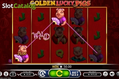 Οθόνη3. Golden Lucky Pigs Κουλοχέρης
