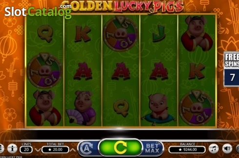 Οθόνη5. Golden Lucky Pigs Κουλοχέρης