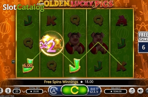 Οθόνη6. Golden Lucky Pigs Κουλοχέρης