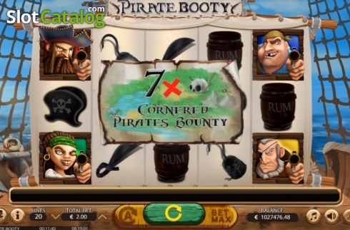 Οθόνη5. Pirate Booty Κουλοχέρης