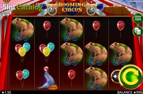 Οθόνη2. Booming Circus Κουλοχέρης 