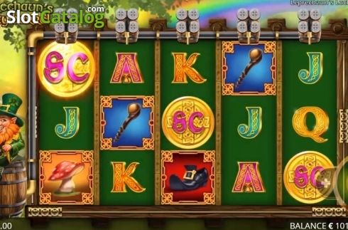 Οθόνη2. Leprechaun's Lucky Barrel Κουλοχέρης
