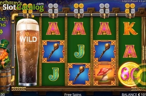 Οθόνη4. Leprechaun's Lucky Barrel Κουλοχέρης