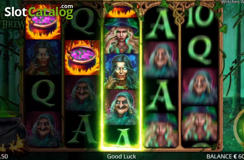Οθόνη3. Witches Wild Brew Κουλοχέρης