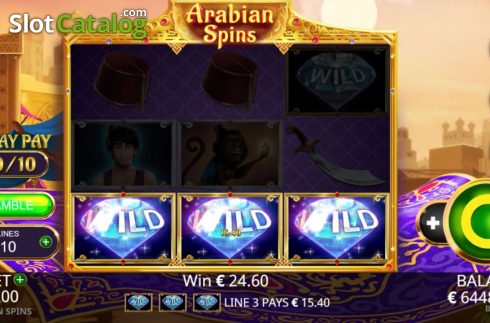 Οθόνη3. Arabian Spins Κουλοχέρης