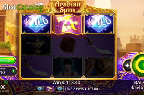 Οθόνη5. Arabian Spins Κουλοχέρης