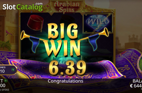 Οθόνη6. Arabian Spins Κουλοχέρης
