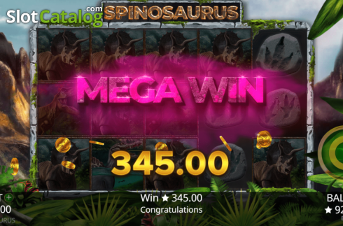 Οθόνη5. Spinosaurus (Booming Games) Κουλοχέρης