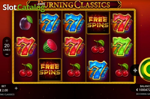 Οθόνη2. Burning Classics Κουλοχέρης