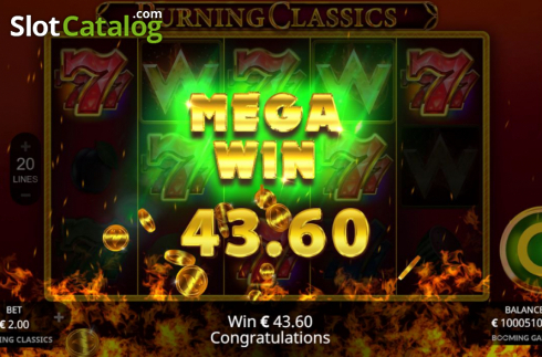 Οθόνη5. Burning Classics Κουλοχέρης