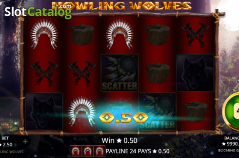 Οθόνη3. Howling Wolves Κουλοχέρης 